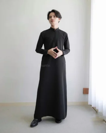 Premium Thobe – Black