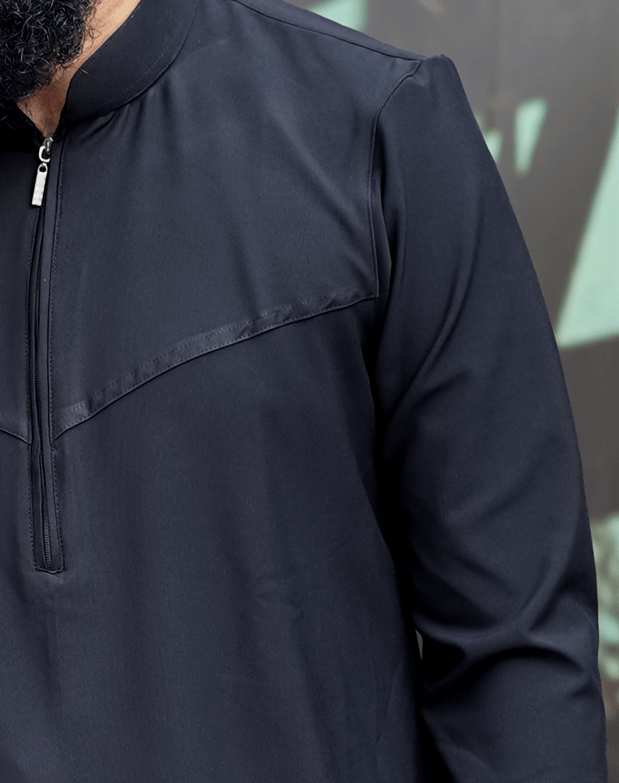 Premium Thobe – Black - Image 4