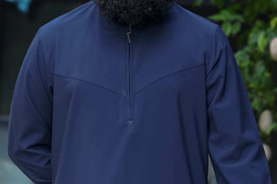 Premium Jubba Thobe – Blue - Image 4